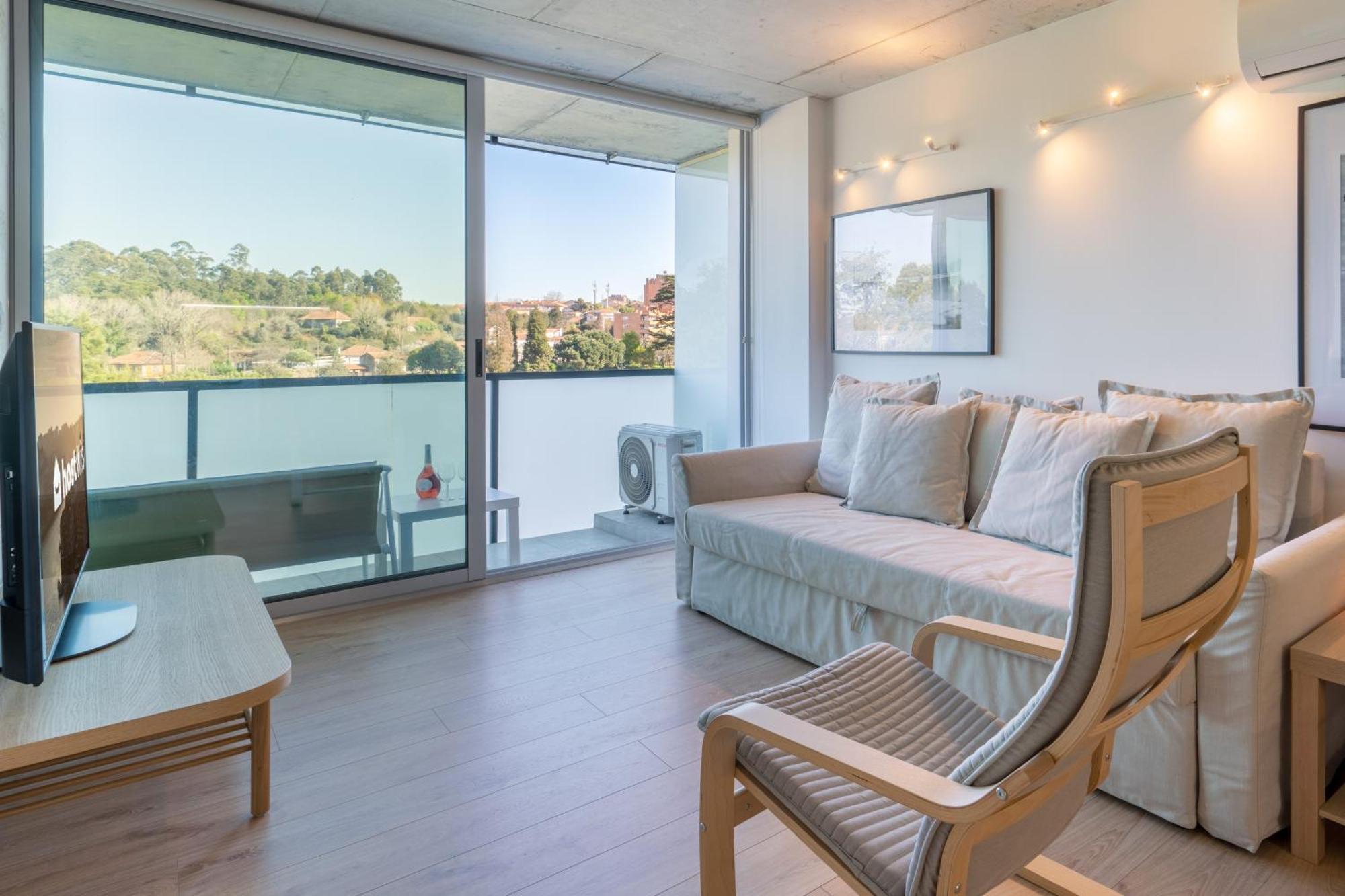 Host Wise - Luxurious Impressive Apartment - Balcony And Pool Віла-Нова-де-Гая Номер фото
